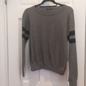 Never worn Brandy Melville grey and black sweater